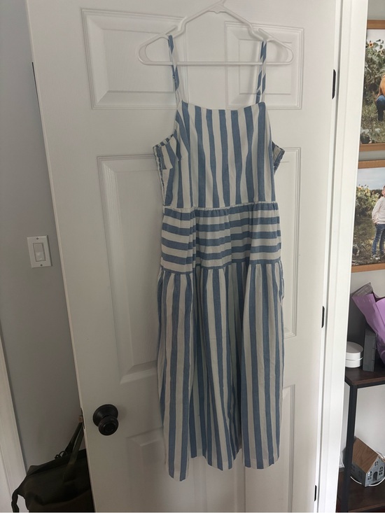 Universal Thread Dresses & Skirts - Universal Thread Blue and White Striped Sundress with Spaghetti Straps